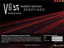 Tablet Screenshot of 365residentservices.com